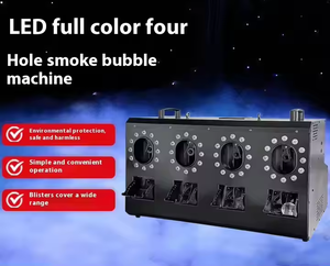 Cool <span class=keywords><strong>FX</strong></span> 3000W 4 trous LED Bubble Fog Machine Bubble Machine <span class=keywords><strong>Effets</strong></span> <span class=keywords><strong>spéciaux</strong></span> pour la fête avec RGBW 4in1 DMX - Product Image 4