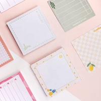 OEM Mini bloc-notes mignon personnalisé Ensemble de blocs-notes en papier magnétique pour planificateurs pour filles pour le bureau Cadeau Promotion Écriture
