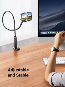 Support de téléphone portable UGREEN LP113 noir avec pince papillon, support de téléphone flexible à col de cygne, fixation robuste pour lit, 90 cm de long - Product Image 3