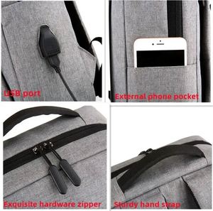 Low Moq Nylon Laptop Backpacks School <b>Bags</b> Custom logo Anti Theft Business Laptop <b>Bags</b> With Usb Charging Port Travel <b>Bags</b> - Product Image 4