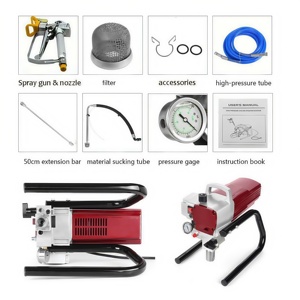 Industrial Grade Coating Equipment Hydraulic Airless Paint & Putty Sprayer with Filter <b>Meshes</b> - Product Image 3