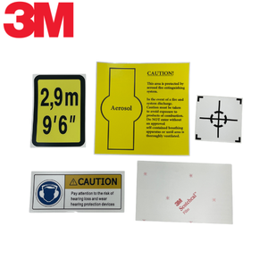 Etiqueta Adhesiva de Vinilo para Exteriores 3M Scotchcal 2008, Etiqueta de Advertencia Personalizada de Larga Duración, Certificación UL969, Marcado de Contenedores Marítimos - Product Image 3