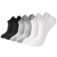 Chaussettes de cheville d'usine de coton pur pour hommes et femmes coton peigné pour le sport décontracté court Tube bateau jouer printemps saison course