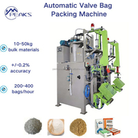 Machine d'emballage automatique multifonctionnelle pneumatique pour le remplissage et le scellage de sacs à valve, avec pesage intégré