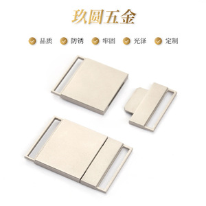 Hebilla deslizante de metal de aleación de zinc de 40 mm de diámetro interior, duradera para bolsos - Product Image 4