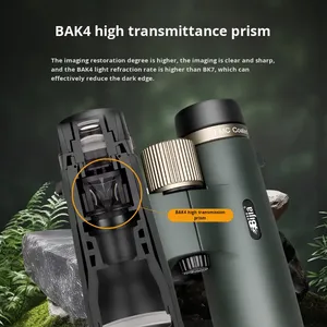 Jumelles 10x42 Bak4 haute magnification HD vision nocturne faible luminosité étanches IPX6 remplies d'azote pour concerts, activités de plein air et voyages - Product Image 3