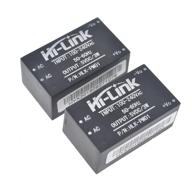 HLK-PM01 AC-DC 220V to 5VDC Isolated Mini Power Supply Module 3W Intelligent Household Switch