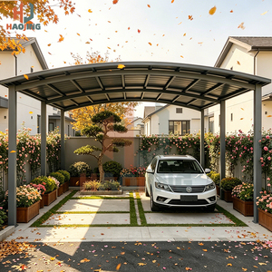 Abri de voiture en aluminium multi-spécifications anti-rouille avec toit Great Wall, protection solaire anti-UV pour cour, portail, <span class=keywords><strong>terrasse</strong></span>, simple - Product Image 4