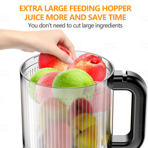 Extracteur de Jus <span class=keywords><strong>Lent</strong></span> à Grande Bouche de Qualité Supérieure, Facile à <span class=keywords><strong>Nettoyer</strong></span> et à Installer Rapidement, pour Jus de Fruits Purs Originaux, Machine à Jus Pressé à Froid - Product Image 3