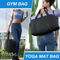 Sac de sport en néoprène imperméable personnalisé en usine, nouvelle arrivée, pour la gym, le fitness, le yoga, sac de voyage pour la nuit ou le week-end