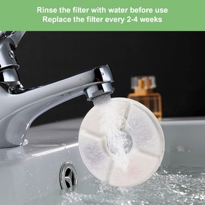 Accessoires pour fontaine à eau pour animaux de compagnie, cartouche filtrante, 4/8/16 pièces, filtre rond en coton - Product Image 3