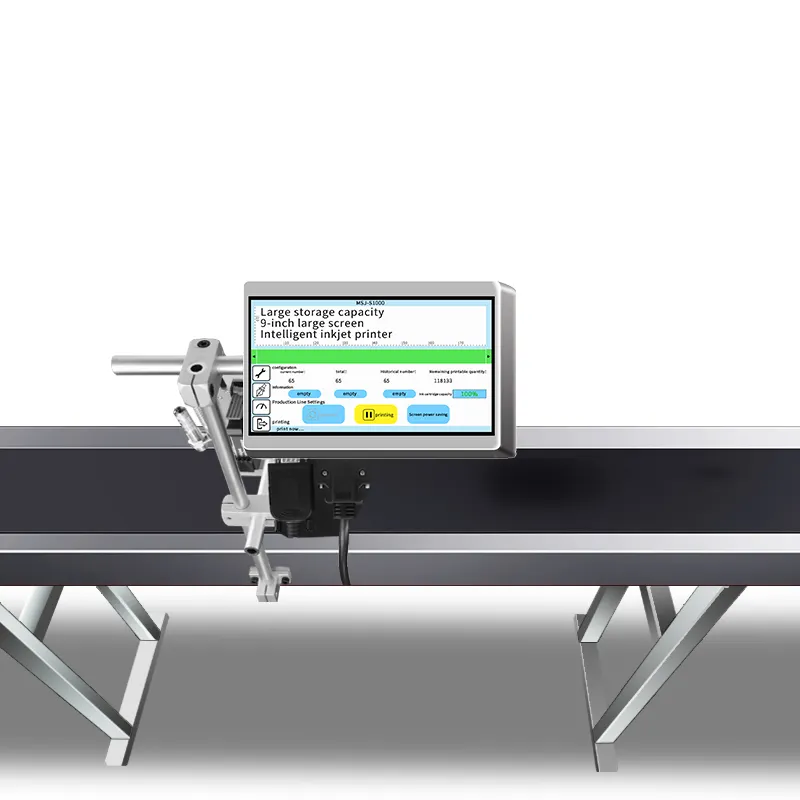 TIJ600dpiカラーインクジェットプリンター工業用熱発泡自動日付2次元バーコードインクジェットプリンター12提供