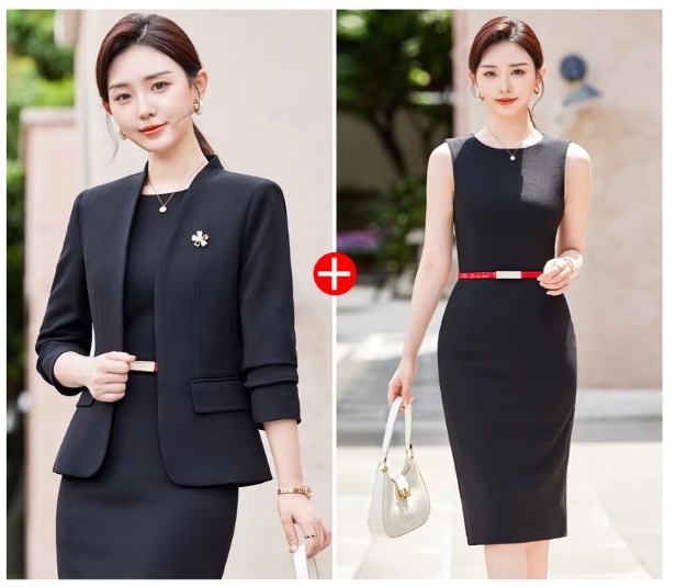 Black (suit+dress)