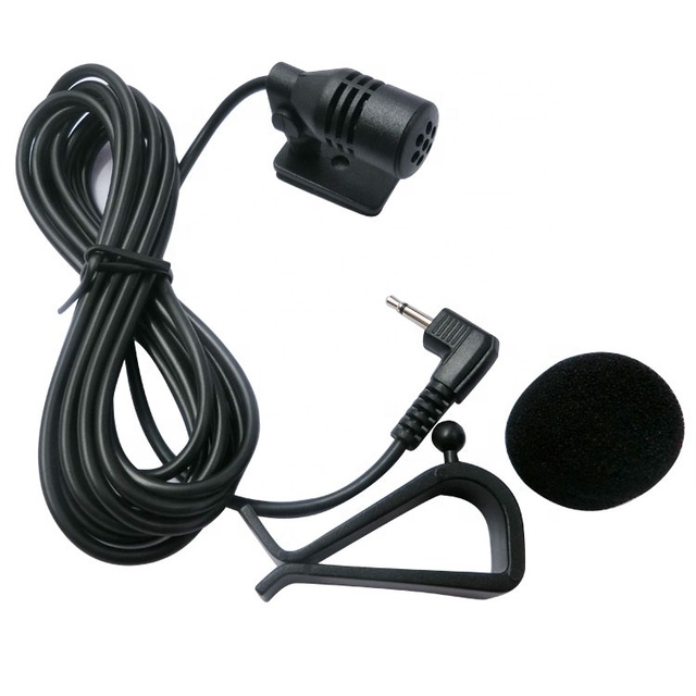 3.5mm Plug Car GPS External Assembly Wired Microphone Condenser Car Communication Wired Style Microphone