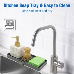 Modern Design Food-Grade Silicone Dish Drying Mat Non-Slip and Heat-Resist for Home Use Square Pattern Table - Product Image 5