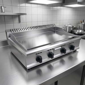GRILL COMERCIAL A GAS <span class=keywords><strong>DE</strong></span> <span class=keywords><strong>CUATRO</strong></span> <span class=keywords><strong>QUEMADORES</strong></span> <span class=keywords><strong>DE</strong></span> 100 CM <span class=keywords><strong>DE</strong></span> LARGO EN OFERTA - Product Image 4
