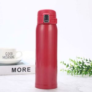 Stainless Steel Vacuum Tumbler 500Ml Double Wall Insulated Travel Bottle With Lid Minimalist Design - Product Image 4