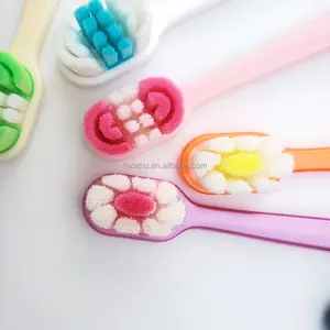 2024 nueva moda novedosa 10000 cerdas cepillo de dientes con cerdas finas suaves y opciones personalizadas OEM ODM