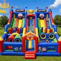 Château gonflable WODI de qualité commerciale en PVC de 0,55 mm, jeu gonflable Paw pour enfants et adultes, OEM disponible