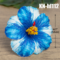 Haute qualité 12cm EVA mousse artificielle Hibiscus cheveux Pick île fête décorative postiche Hawaii fleur cheveux accessoire