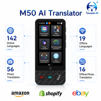 Traducteur vocal hors ligne 19 langues, traduction photo 16 langues, traduction enregistrement 10 langues, appareil WiFi pour les voyages