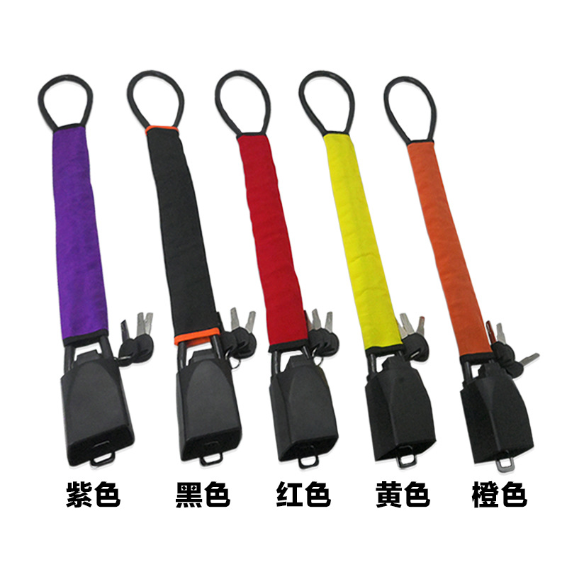 B-FARBIN FB-FXPS-Yellow Anti-Theft Car Lock | Universal Steering Wheel Seat Belt Security Device