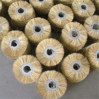 Fil d'acier plaqué par laiton polissage brosses d'extrémité Chine