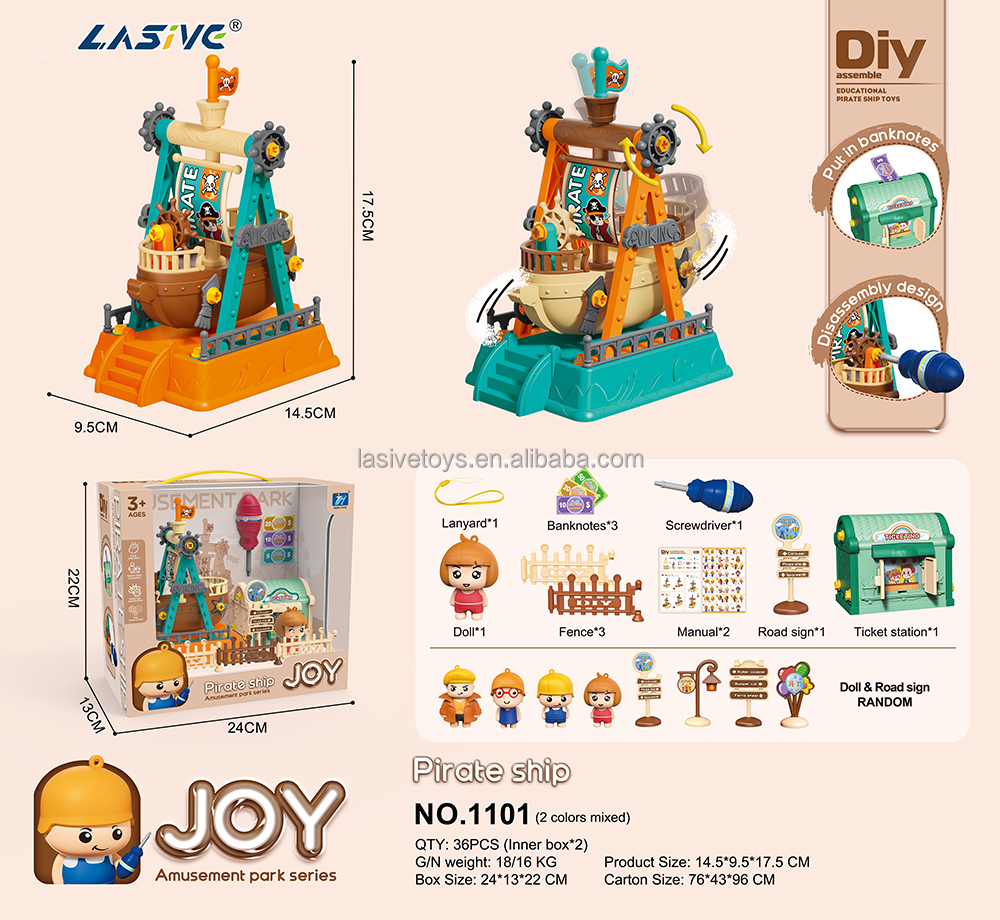 LMS-1101 Scatola regalo nave pirata