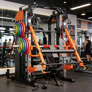 Máquina Multifuncional Todo en Uno, Máquina Smith para Entrenamiento de Fuerza Integral, Multifuncional para Usuarios Domésticos - Product Image 3