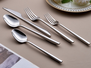 Sang Trọng 18/8 Thép Không Gỉ <span class=keywords><strong>Flatware</strong></span> Set 4Pcs Thanh Lịch Dùng Một Lần Dao Muỗng Nĩa Cho Đám Cưới Thanh Lịch Đồ Ăn Bộ Đồ Ăn Quà Tặng - Product Image 5