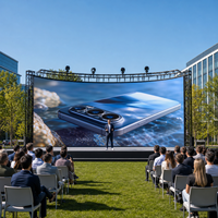 Pantalla LED P3.91 IP65 para Exteriores de Alquiler con Animación, 7680Hz de Alta Frecuencia de Actualización, Gabinete de 500x500mm, 3 Años de Garantía