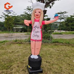 Publicité extérieure personnalisée Air serveur ballon <span class=keywords><strong>gonflable</strong></span> agitant la main femmes <span class=keywords><strong>Skydancer</strong></span> pour la Promotion - Product Image 2