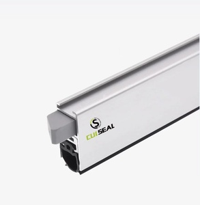 Joint de porte rétractable en <span class=keywords><strong>aluminium</strong></span> moderne avec minuterie, installation par vis, garantie 1 an - <span class=keywords><strong>Bande</strong></span> d'étanchéité automatique résistante aux intempéries - Product Image 2