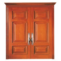 Portes Extérieures en Bois Massif et Composite GUJIA pour Appartement - Design Traditionnel Isolation Phonique