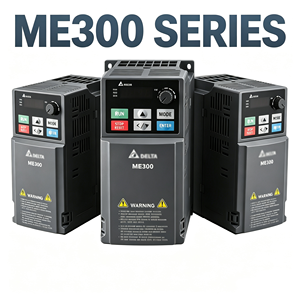 อินเวอร์เตอร์เวกเตอร์ ME300 รุ่น VFD11AME21AFNAA กำลังไฟ 2.2 กิโลวัตต์ 1 เฟส 220 โวลต์ IP20 พร้อมฟิลเตอร์ EMC ในตัว รองรับ Modbus สำหรับสายพานลำเลียง - Product Image 1