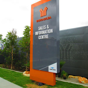 耐久性のある路傍方向パイロンサイン防水LEDモジュールウェイファインダーガイド広告ライトボックス - Product Image 5