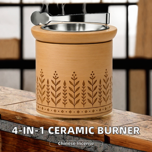 Incense Burner Holder with Handle Joss <b>Stick</b> Palo Santo <b>Candle</b> Stand Travel Case - Product Image 6