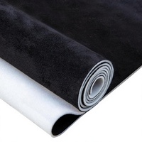 Tissu de rembourrage intérieur en suède pour voiture, 36 po de long x 60 po de large, avec support en mousse, matériau de remplacement pour toit de voiture/camion/SUV/camping-car, réparation domestique