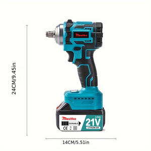 Obeng Listrik 21V Digunakan Sebagai Obeng dan Kunci Impack, Baterai Lithium, Kelas Industri, Tanpa Sikat - Product Image 2