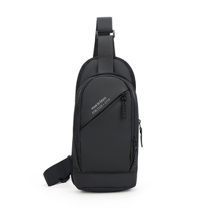 Bolso de Pecho de Nailon Impermeable Antirrobo para Hombre, con Cierre de Cremallera y Logotipo Personalizado, Portátil, de Gran Capacidad, para Exteriores - Product Image 3