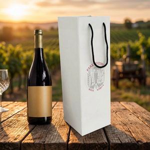Bolsa de Compras de Vino de Papel Kraft con Impresión Personalizada en Huecograbado, con Materiales Reciclados para Uso Doméstico - Precio Económico al por Mayor - Product Image 3