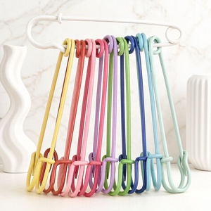 ステンレス製ニッケルメッキ銀色金属製大型安全ピン - Product Image 4