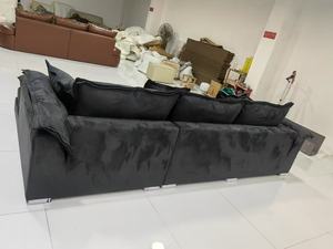 Nuova popolarità comodo divano componibile 4 posti divano mobili per casa hotel in <span class=keywords><strong>attesa</strong></span> soggiorno divani in velluto - Product Image 5