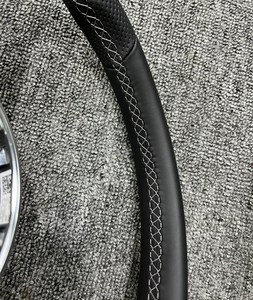 พวงมาลัยหนังคุณภาพสูงสำหรับรถยนต์โฟล์คสวาเกน กอล์ฟ 5 Mk5 GTI โปโล <span class=keywords><strong>R</strong></span> <span class=keywords><strong>Line</strong></span> ปี 2003-2009 - Product Image 6