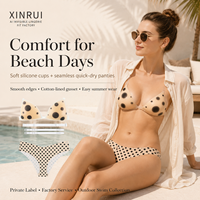 Conjunto de Dos Piezas de Sujetador de Silicona Triangular y Braguita de Bikini sin Costuras para Novias y Compradoras de Vestidos con Escote Profundo, con Caja de Regalo Personalizada