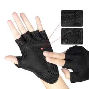 Low Price Bicycle Half Finger Basic Riding Gloves Non-Slip Racing Outdoor Sports Riding Gloves