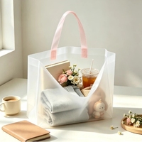 Sac fourre-tout imperméable en plastique épais de haute qualité, sac de courses durable pour supermarché
