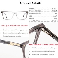En stock – Montures de lunettes optiques haut de gamme en acétate, fabriquées à la main, style professionnel, durables, à monture complète, pour usage quotidien