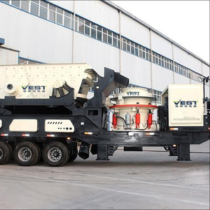 Mobiler Kegelbrecher Preis Steinbrecher Mobile Brechanlage NK Tragbare Reifen-Mobilkegelbrecheranlage für Hartgestein - Product Image 3