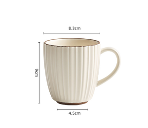 แก้วกาแฟเซรามิกสโตนแวร์พร้อมโลโก้ปรับแต่งได้ ปลอดภัยสำหรับเครื่องล้างจาน ไมโครเวฟ และอาหาร ทนความร้อน เหมาะสำหรับเป็นของขวัญทางธุรกิจ - Product Image 6